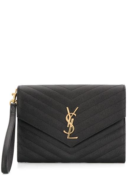 clutch mm monogram ysl clutch|farfetch YSL clutch.